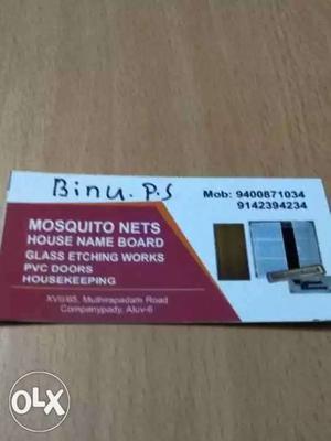 Mosquito net windows work