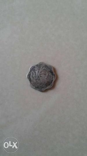 Old 10 paise indian coin. interested can chat me..