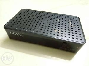 SCV HD Set top box with original remote, charger,
