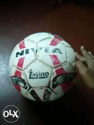 White, Red, And Green Soccer Ball