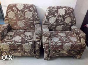 3+1+1 sofa and Diwan cot with mattress