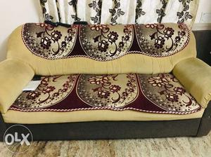 3+2 Seaters Cushion Sofa with Covers Slightly Negotiable!