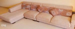 5 Seater - L shaped Fabric Sofa