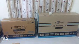 All brand bew smart n non smart led tv available
