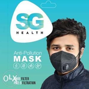 Anti-pollution mask N95, 6 layer filtration