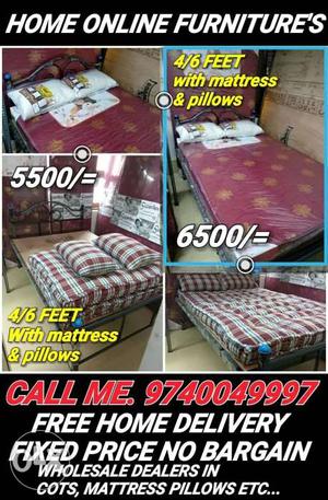 Beds Cots Pillows Combo Offers brand New From
