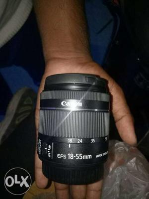 Black And Gray Canon DSLR Camera Lens