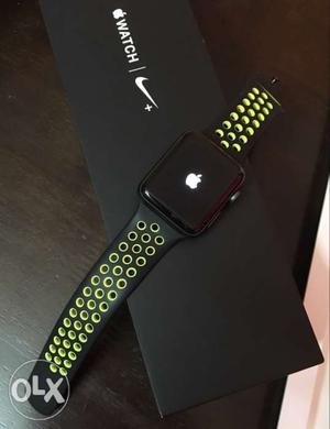 Black Apple Watch Series 2 42mm With Nike Sports Band