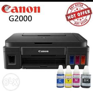 Black Canon Pixma Desktop Printer