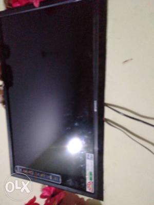 Black LG Flat Screen TV