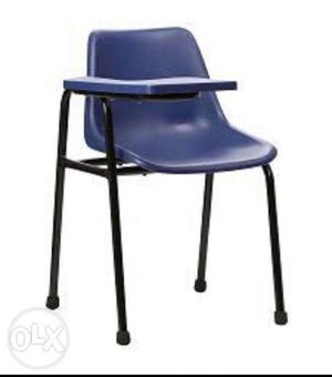 Blue Colour writing pad Chairs with 1 year warranty