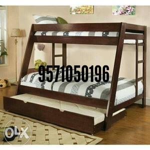 Brand new sheesham solid wooden bunk cot