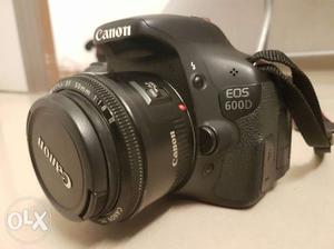Canon 600D with  lens, almost new