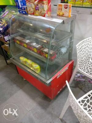 Display unit for bakery,for hot items curry