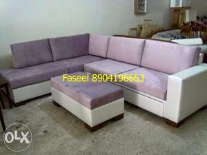 KT46 corner sofa set branded color 3years warnty89O