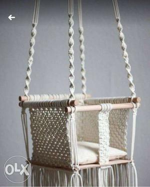 Macrame baby swing safe available in 3 different
