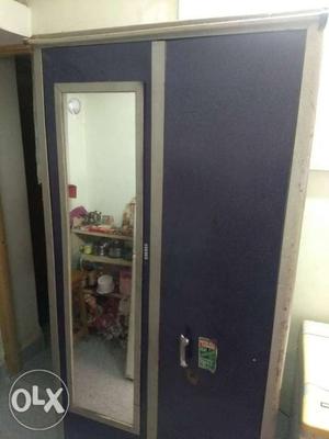 Metallic cupboard Spacious inside 2 yrs old With