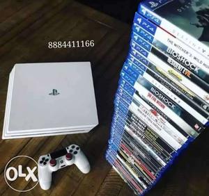PS4 pro 40 games 2 controller 1 year warranty Diwali offer