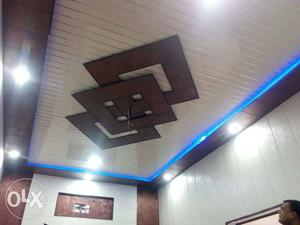 PVC wall paneling and false ceiling, it's better