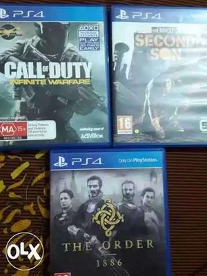 Ps4 games infamous second son the order,call of duty..