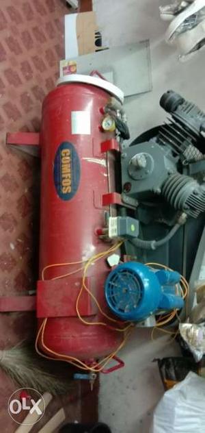 Red And Black Air Compressor