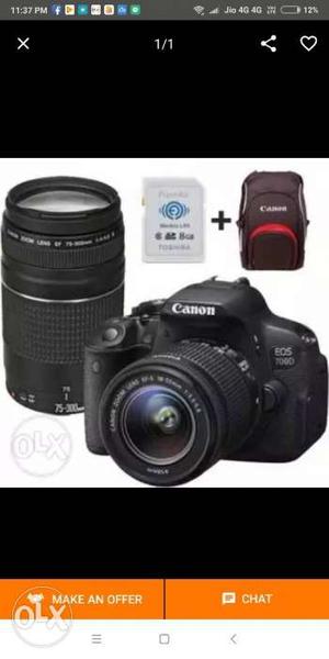 Rent Canon 700d professional dslr for 1day