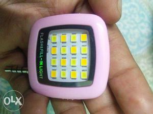 Selfie led light flash wich data cable and box
