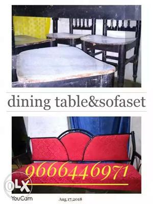 Teku dining table and sofa low price l