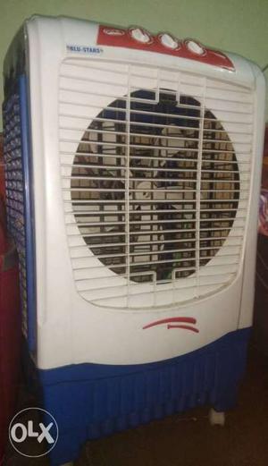 White And Blue Air Cooler 50Ltrs one yr old