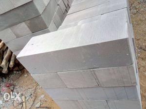White And Gray Concrete Bricks