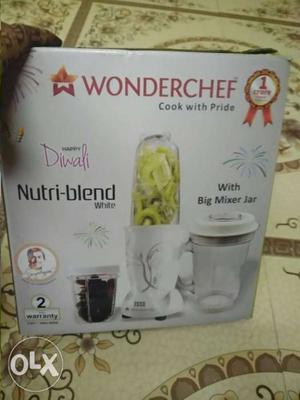 Wonderchef nutri blend brand new with 2 years