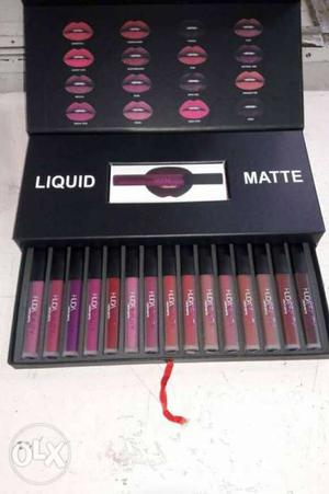 16 peice huda lipstick set 720 only means 45 rs