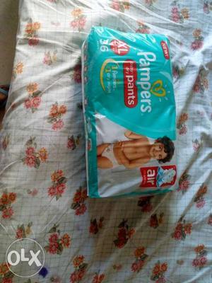 2 packs of Pampers dry pants XL