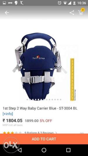 Baby carrier. New and Unused