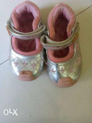 Barbie doll shoes for 1 yr old princess.. hardly