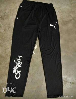 Black And White Under Armour Sweatpants