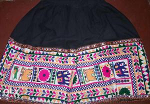 Black, Red, And White Tribal Print Textile