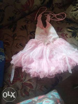 Brand new party wearing frock for 1 year baby girl with Box