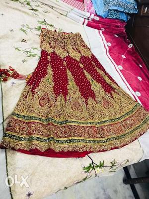 Bridal lehnga brand new with Bill purchase of