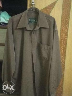 Brown shirt, size - xl or 42, in good condition.