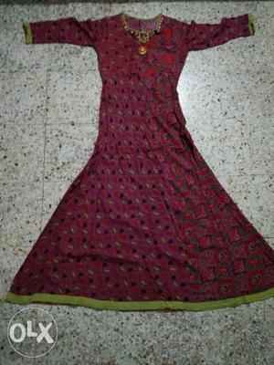 Full length gown style kurti
