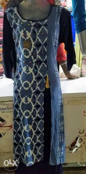 Full length kurti with Attached skirt - XL