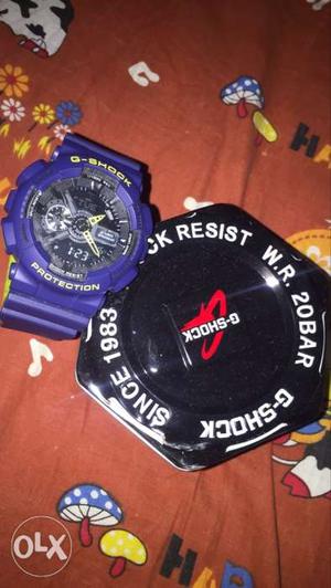 G-shock blue high quality with all features and