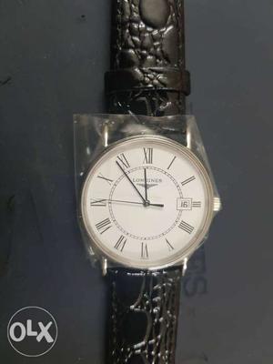 Longines Original leather strap brand new watch