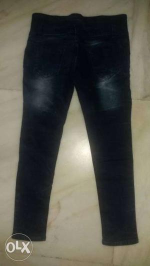 Lycra denim jeans ancle length ekdum new hai
