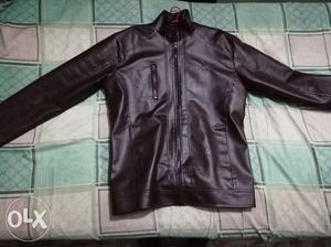 Mens jacket flexible leather