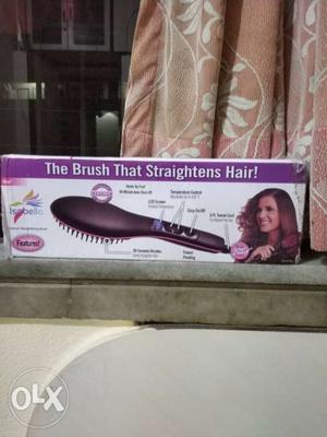 New hair straightener brush. Available with bill.