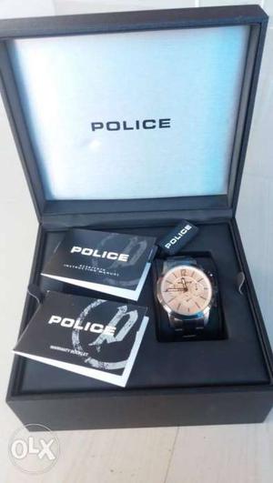 POLICE brand new watch with box and warranty card
