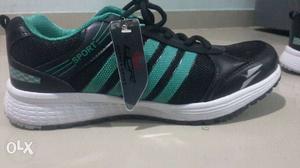Paired Lcr Black And Green shoes. unused. lencer. sell