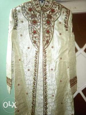 Sherwani. used just once. will suit 5'5 to 6 feet. 